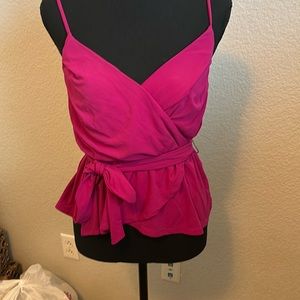 Express, fuchsia, crop top